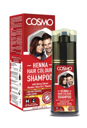 Cosmo Hårfarve Shampoo 180ml- Henna