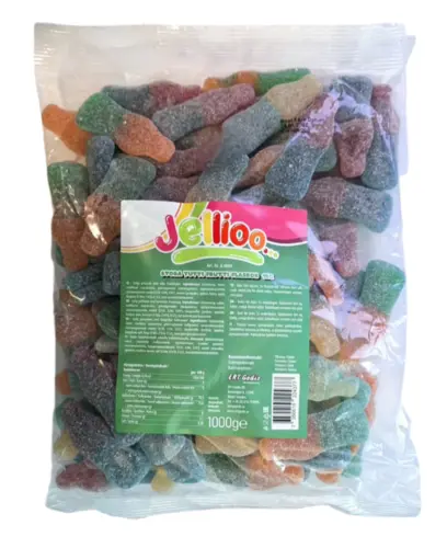 Store Tutti Frutti Flasker, Jellioo 1KG