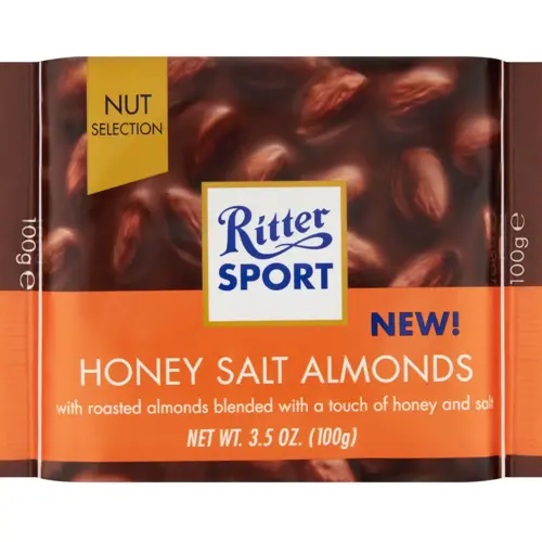 Honey Salted Almonds, Ritter Sport 100g