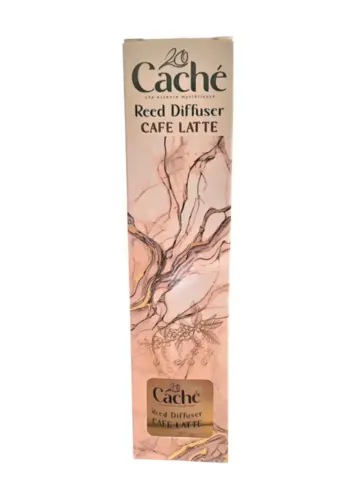 Cafe Latte Diffuser med duftpinde, Cache 100ml
