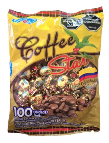 Coffee Star - Kaffe Bolcher, Americandy 400g