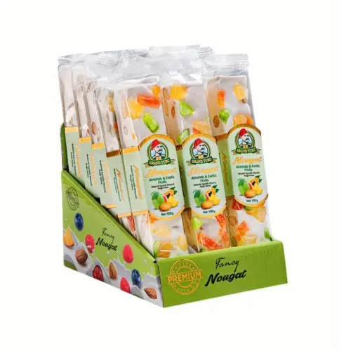 Nougat med Mandel og Eksotisk Frugt, Grand Turk 100 g