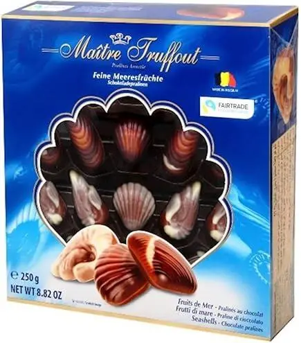 Praline Seashells (Blå), Maitre Truffout 250 g