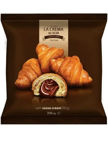 Croissant med Kakaofyld, La Crema de Alva 210 g