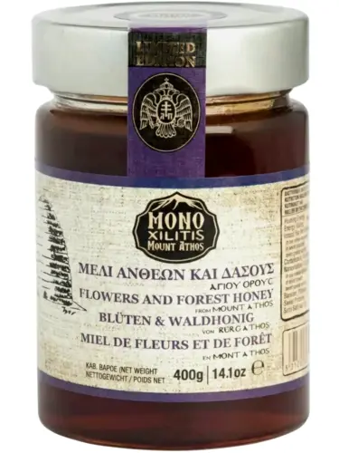 Blomster- og skovhonning fra Athos-bjerge, Monoxilitis 400g