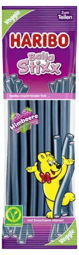 Balla Stixx Hindbær, Haribo 200g