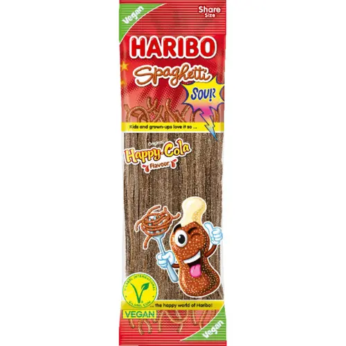 Spaghetti Sur Happy Cola, Haribo 200g