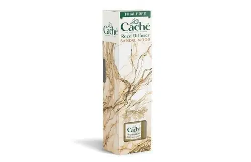 Sandeltræ Diffuser med duftpinde, Cache 100ml