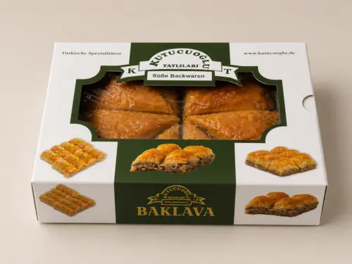 Håndlavet baklava med nødder fra Kutucuglu, 800 g