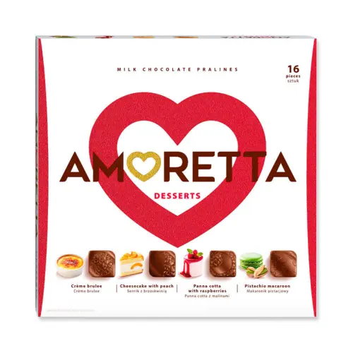 Amoretta Chokoladeæske – Dessert,Nordthy 106g