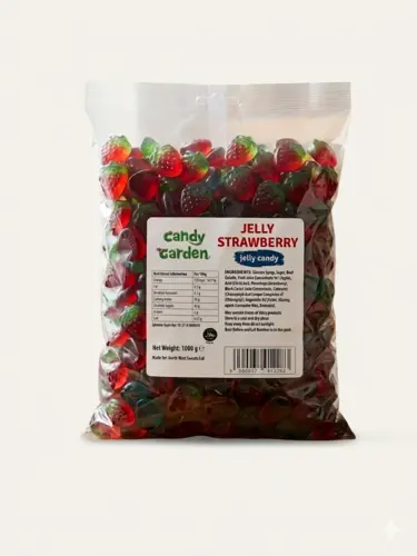 Jelly Strawberry Candy, Yummy Gummy 1Kg