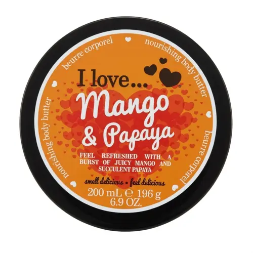mango & papaya body butter, I love cosmetics 200g