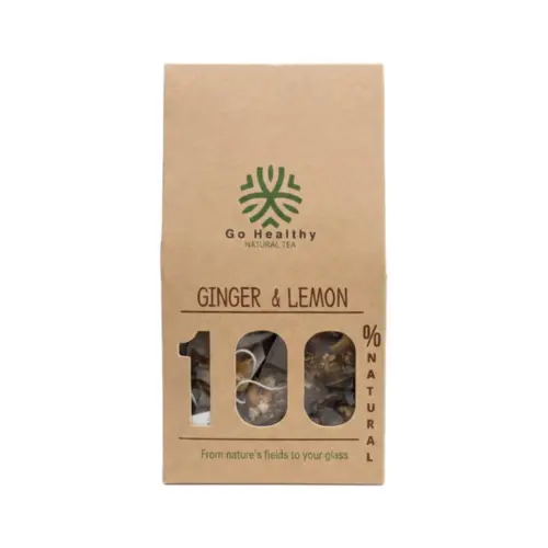 Ingefær & Citron te, Go Healthy Natural Tea 80 g