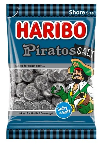 Piratos Salt, Haribo 340 G.
