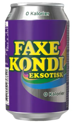 Faxe kondi, Eksotisk 0 kalorier, 330ml