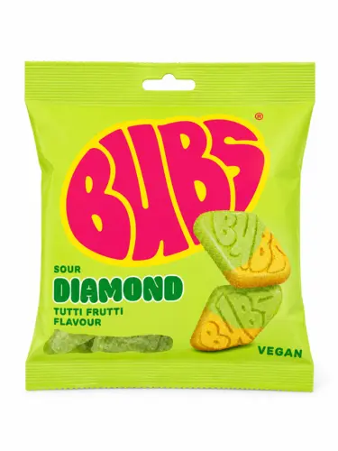 Sour Diamond Tutti Frutti, Bubs 155 G