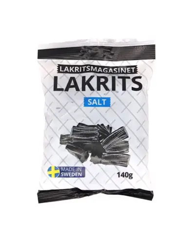 Lakrits saltet, Lakritsmagasinet, 140g