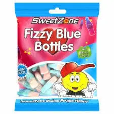 Fizzy Blue Bottles Sweetzone 90g