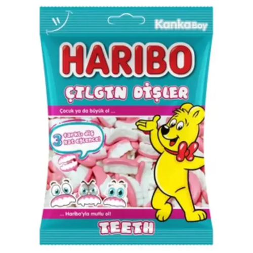 Skumtænder Haribo 80g