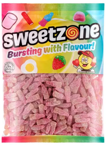 Fizzy Cherry Bottles Sweetzone 1Kg