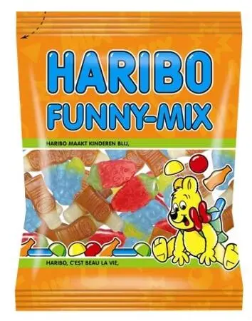 Funny-mix Haribo 75g (bedst før 1-2023)