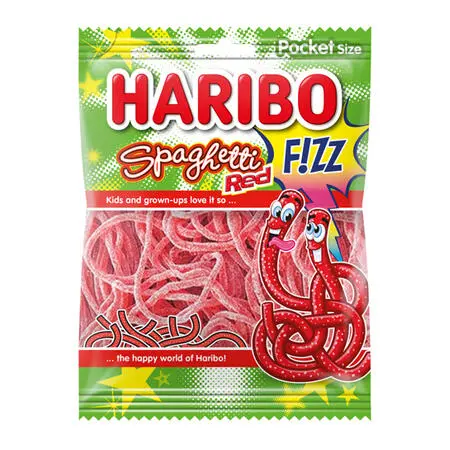 Spaghetti red Fizz Haribo 70g