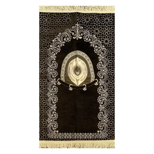 Kaaba black stone blødt designerbedetæppe