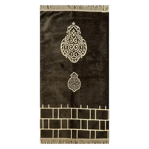 Kaaba royal silber blødt designer bedetæppe