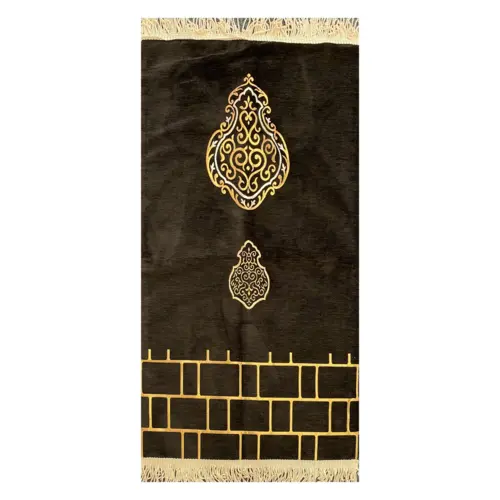Kaaba royal golden blødt designer bedetæppe