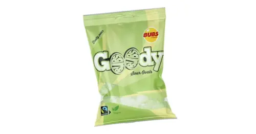Goody Sour Ovals Fruity Pears Bubs 90g