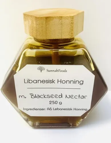 Libanesisk Honning med Black Seed Nectar 250g