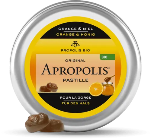 Pastiller Honning & Appelsin - Økologisk Apropolis 40g