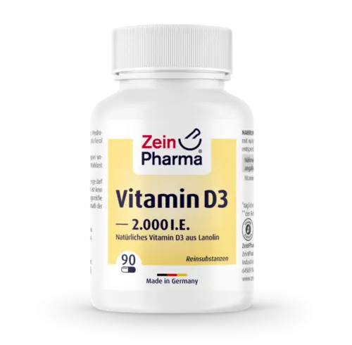 Vitamin D3 1.000 I.E. Kapsler - ZeinPharma 90 stk