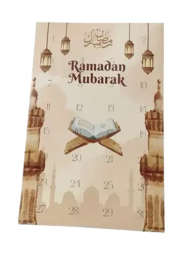 Ramadan Mubarak Kalender til påfyldning