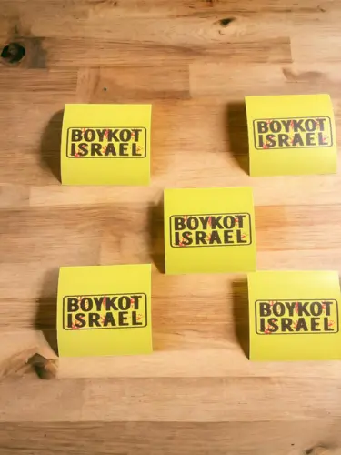 Boykot Israel Klistermærker (5 stk)