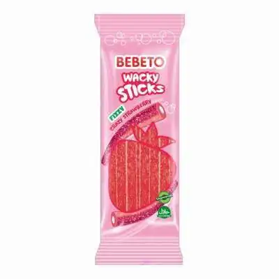 Bebeto Sour Blast Fizzy Strawberry 180g