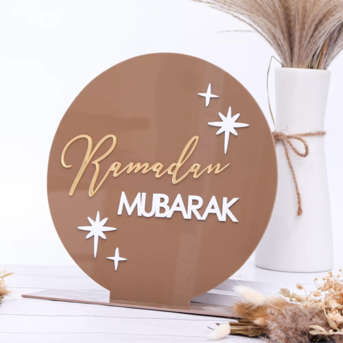 Ramadan Mubarak Akryl 26cm