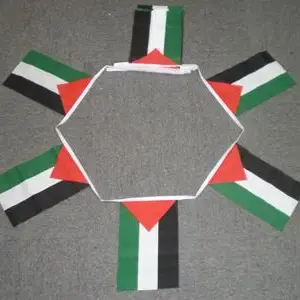Palæstina Banner med 20 Flag