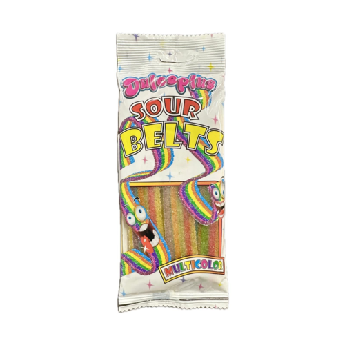 Sour belts multicolor, dulceplus, 100g