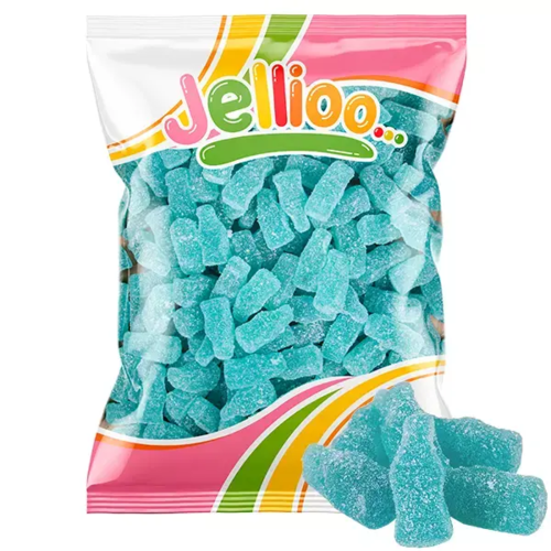 Sour Blue Cola Bottles - Jellioo 1kg