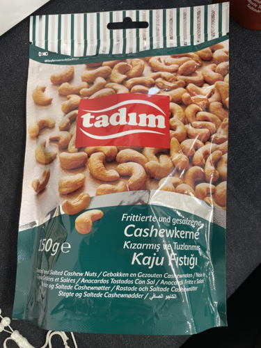 stegte og saltede cashewnødder - tadim