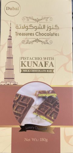 Dubai Chokolade Med Pistachio og Kunafa