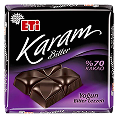 Mørk Bitter chokolade 70% Eti (bedst før 7/2025)