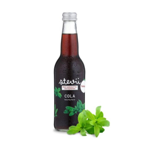 Stevii sukkerfri sodavand, cola, 330ml
