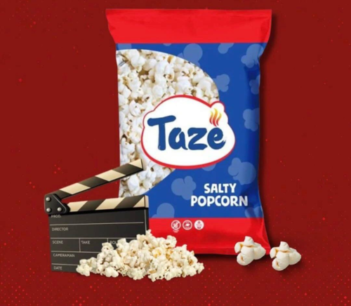 Taze, Salty popcorn, Glutenfri, 100g