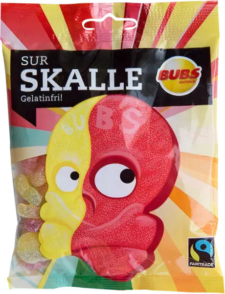 Sur Skalle BUBS (stor pose) 190g