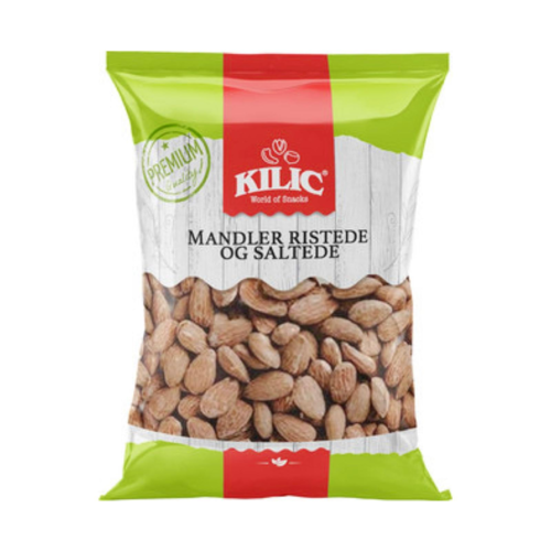 Mandler, Saltede, Ristede, Kilic, 400g