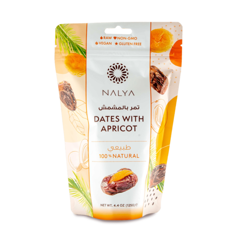 Dadler med abrikos- 125 g.