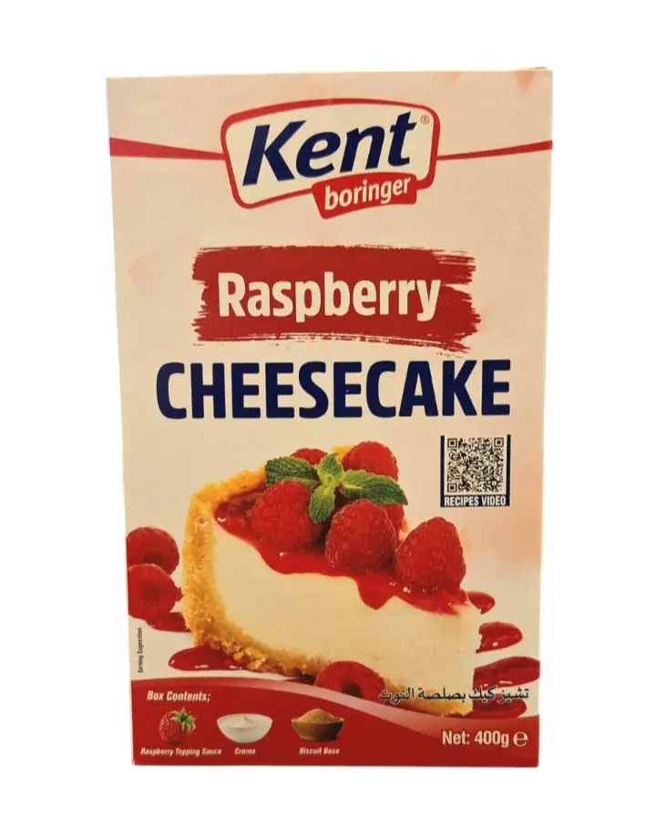 Køb Raspberry Cheesecake Mix, Kent 400g - 40,00 DKK,-