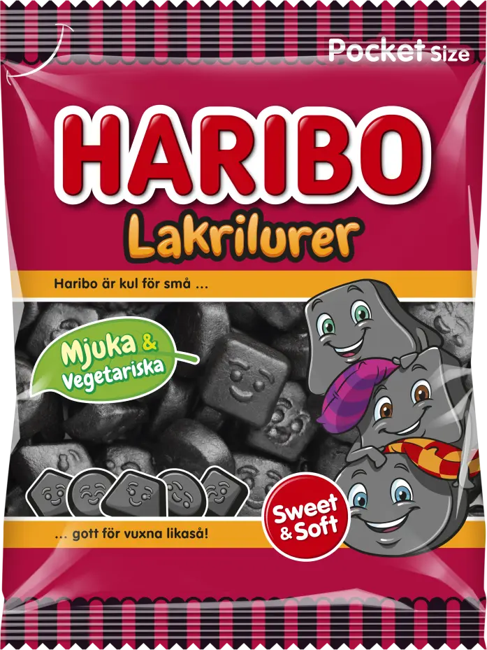 Køb Haribo Lakrilurer 80 gr - 16,00 DKK,-